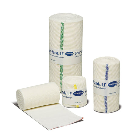 Elastic Bandage Shur-Band® LF 3 Inch X 5 Yard Single Hook and Loop Closure Natural NonSterile Standard Compression - BeHope