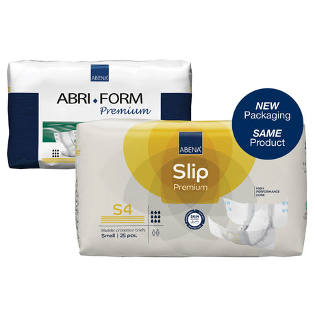 Unisex Adult Incontinence Brief Abena® Slip Premium S4 Small Disposable Heavy Absorbency - BeHope