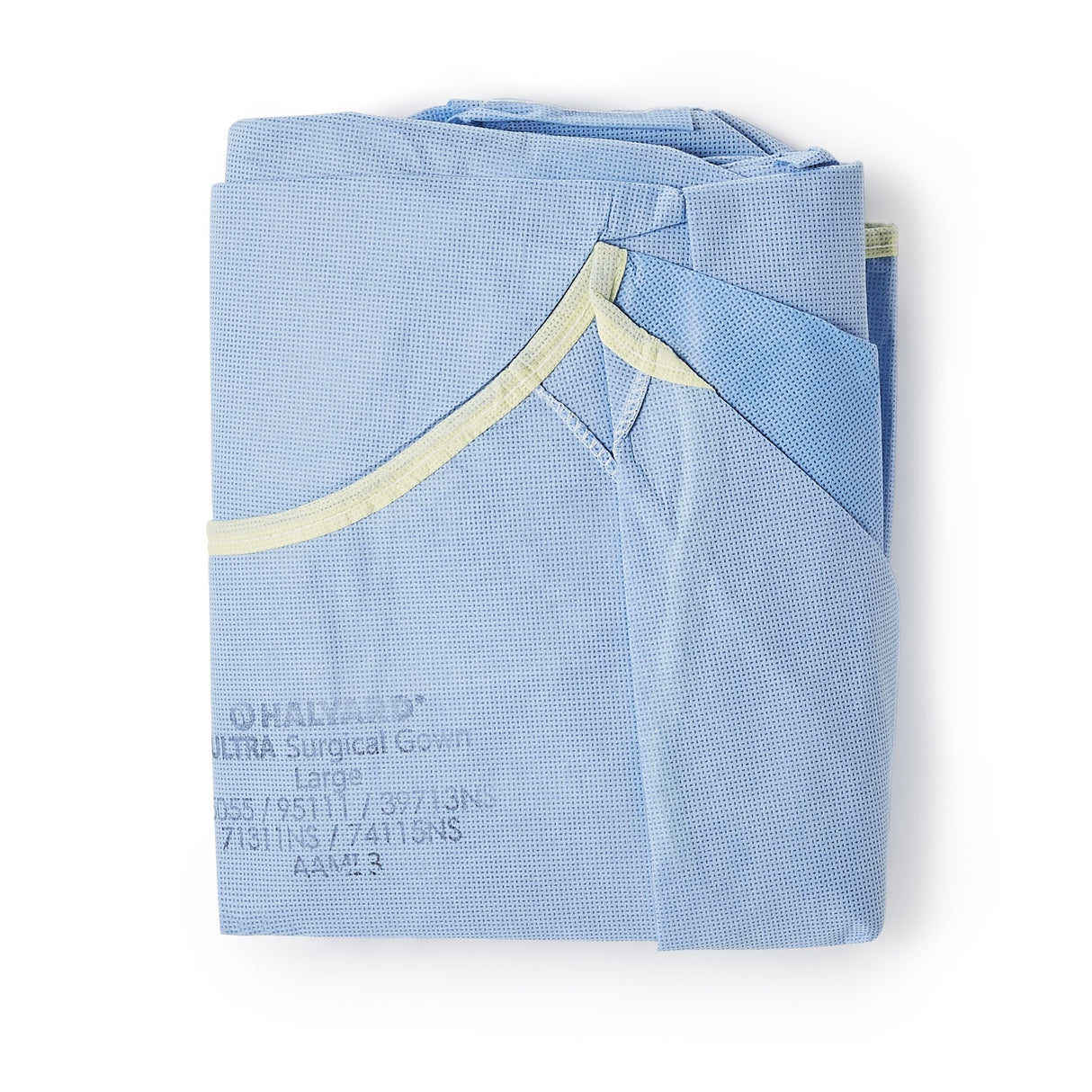 Non-Reinforced Surgical Gown with Towel ULTRA Large Blue Sterile AAMI Level 3 Disposable - BeHope