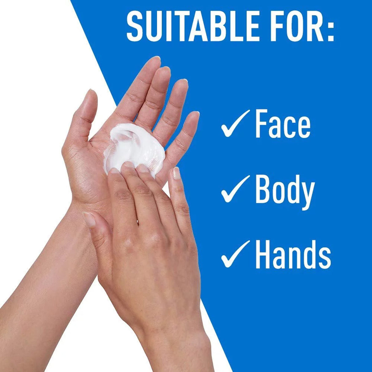 Hand and Body Moisturizer CeraVe 16 oz. Jar Unscented Cream
