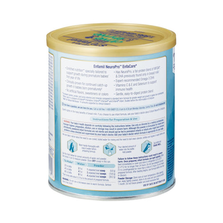 Infant Formula Enfamil® NeuroPro™ EnfaCare® Unflavored 13.6 oz. Can Powder Milk-Based Premature - BeHope