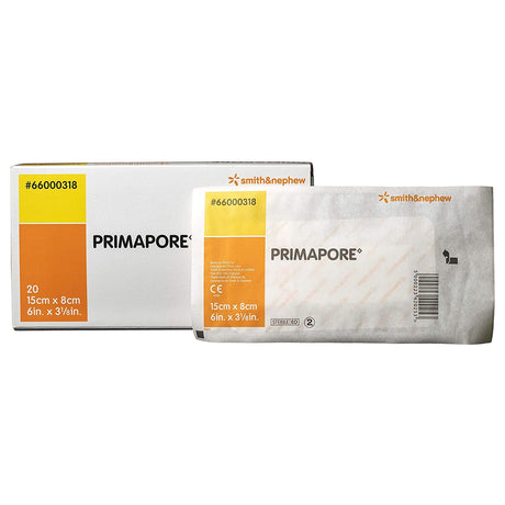 Island Dressing Primapore 3-1/8 X 6 Inch Rectangle Sterile Film Backing - BeHope