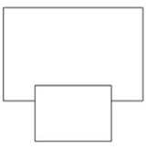 Table Cover 73-3/4 W X 110 L Inch / Skirt:60 X 44 Inch For Overhead Table - BeHope