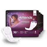 Bladder Control Pad Attends Premier Overnight 15 Inch Length Heavy Absorbency Polymer Core One Size Fits Most