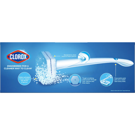 Toilet Bowl Cleaner Disinfecting Refill Pads Clorox® Blue / White, 3 Inch, Sponge Head - BeHope