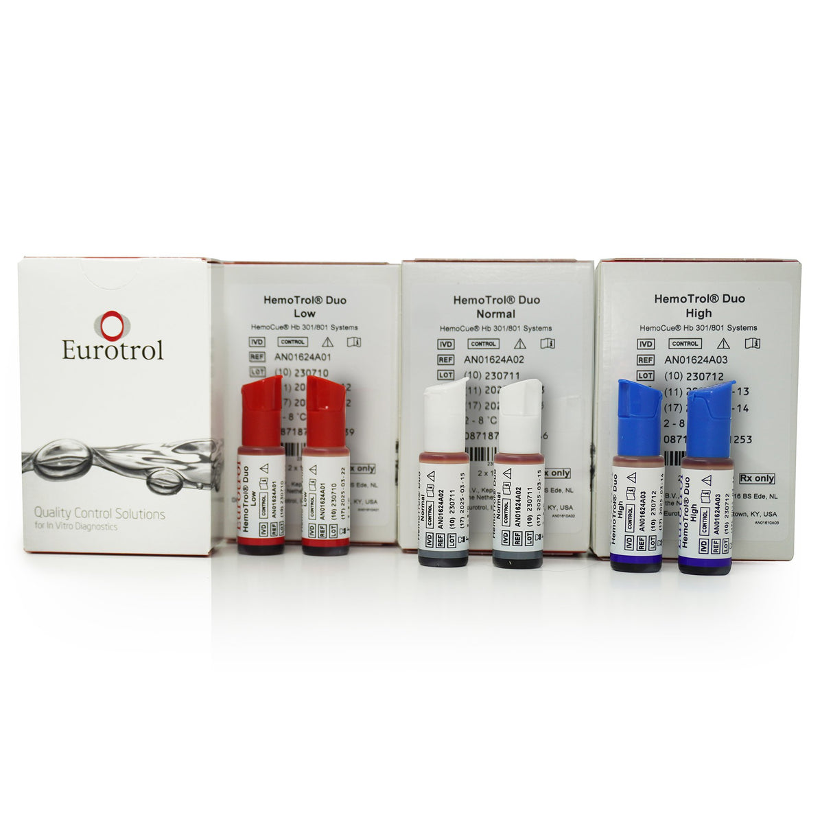 Assayed Control Hemotrol Duo Hemoglobin Normal Level 2 X 1 mL - BeHope
