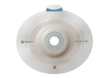 Ostomy Barrier SenSura Mio Flex Precut, Standard Wear Elastic Adhesive 50 mm Flange Red Code System 31 mm Opening - BeHope