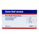 Dressing Retention Tape with Liner Cover-Roll® Stretch White 6 Inch X 10 Yard Nonwoven Polyester NonSterile - BeHope