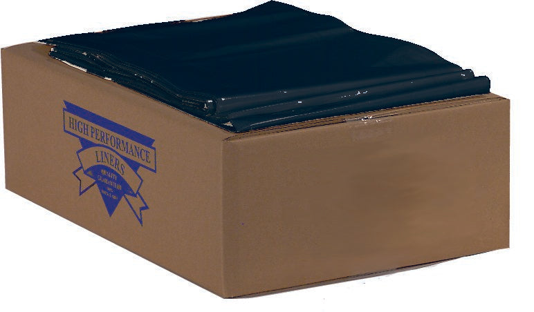 Trash Bag Colonial Bag 4 gal. Black LLDPE 0.35 mil 17 X 17 Inch X-Seal Bottom Flat Pack