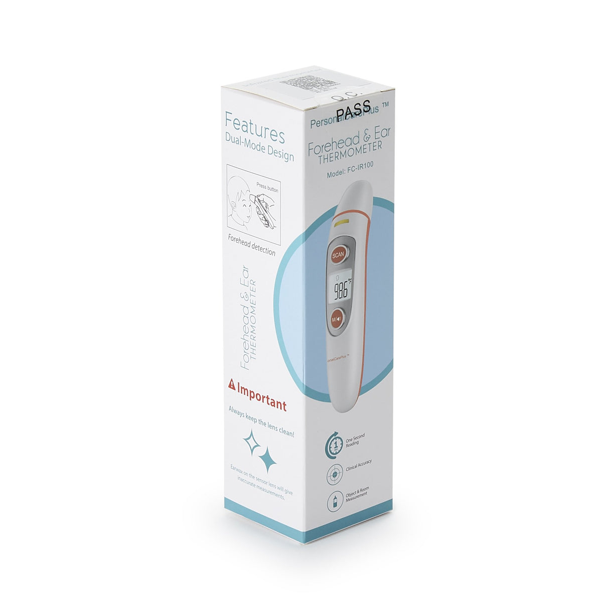 Non-Contact Skin Surface Thermometer Infrared Skin Probe - BeHope