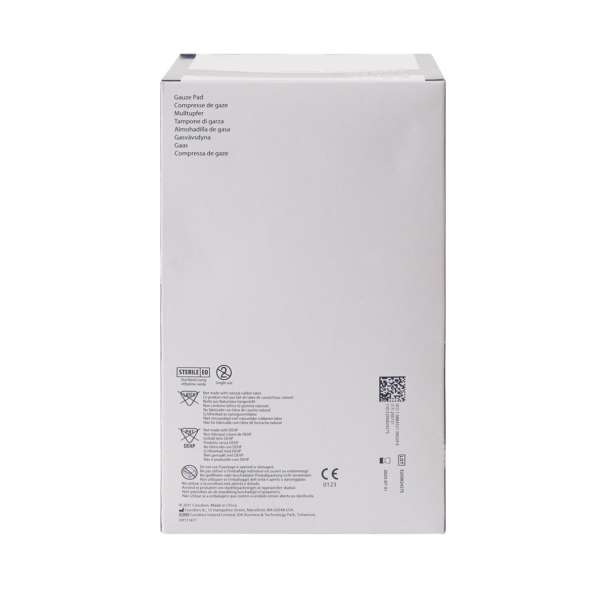 Gauze Sponge Curity™ 4 X 4 Inch 12-Ply Sterile 1 per Pack - BeHope
