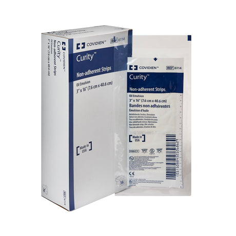 Oil Emulsion Impregnated Dressing Curity™ Rectangle 3 X 16 Inch Sterile - BeHope