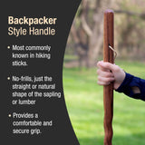 Walking Stick Brazos™ Twisted Wood 48 Inch Height Red - BeHope