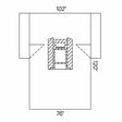 Abdominal Drape Laparoscopic / Cholecystectomy Drape 102 W X 72 W X 120 L Inch Sterile - BeHope