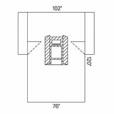 Abdominal Drape Laparoscopic / Cholecystectomy Drape 102 W X 72 W X 120 L Inch Sterile - BeHope