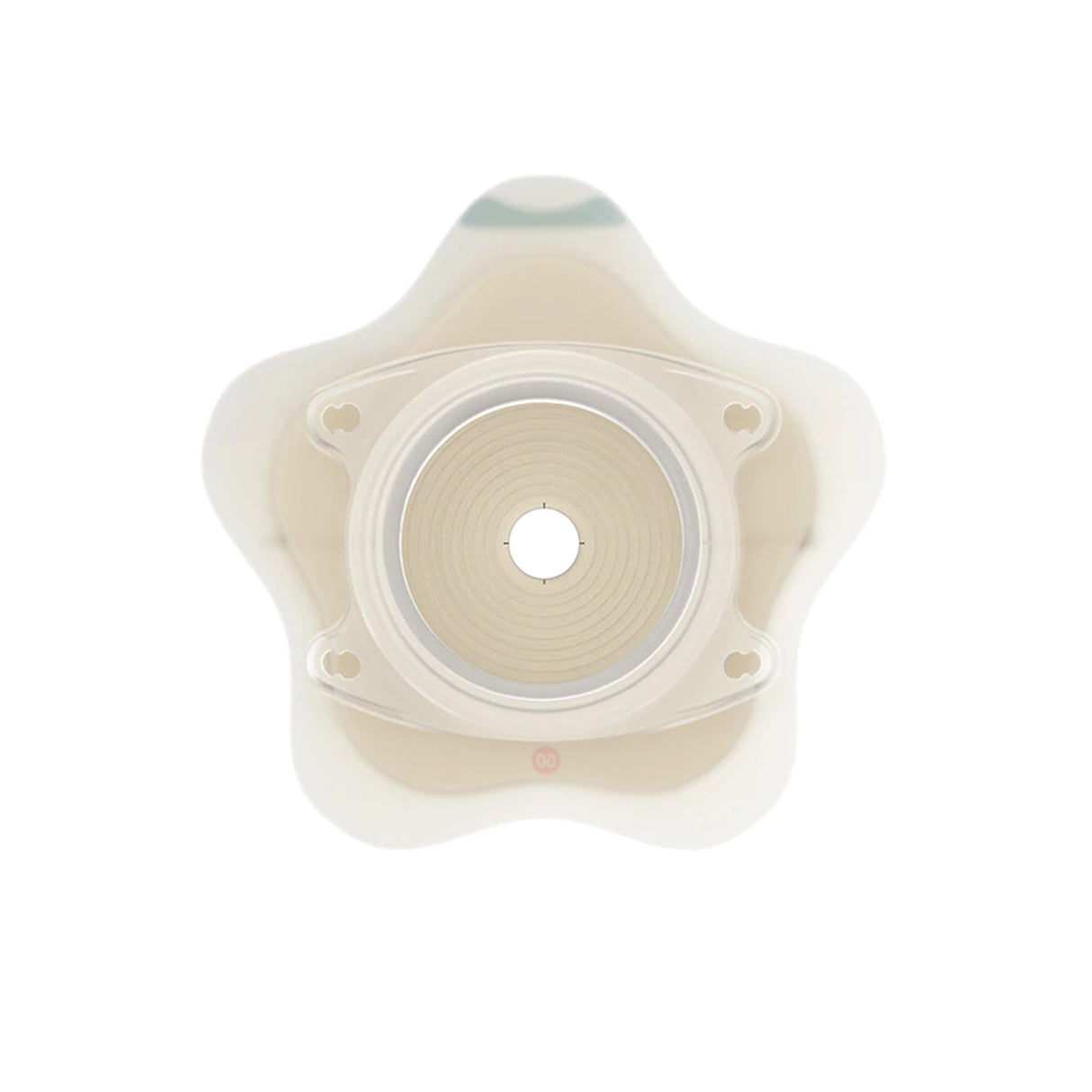 Ostomy Barrier SenSura® Mio Convex Flip Precut, Extended Wear Elastic Adhesive 50 mm Flange Red Code System 1-3/16 Inch Opening - BeHope