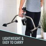 Pedal Exerciser Portable 12 X 16 X 20-1/2 Inch Black / Silver - BeHope