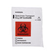Specimen Transport Bag McKesson 8 X 10 Inch Zip Closure Biohazard Symbol / Storage Instructions NonSterile - BeHope