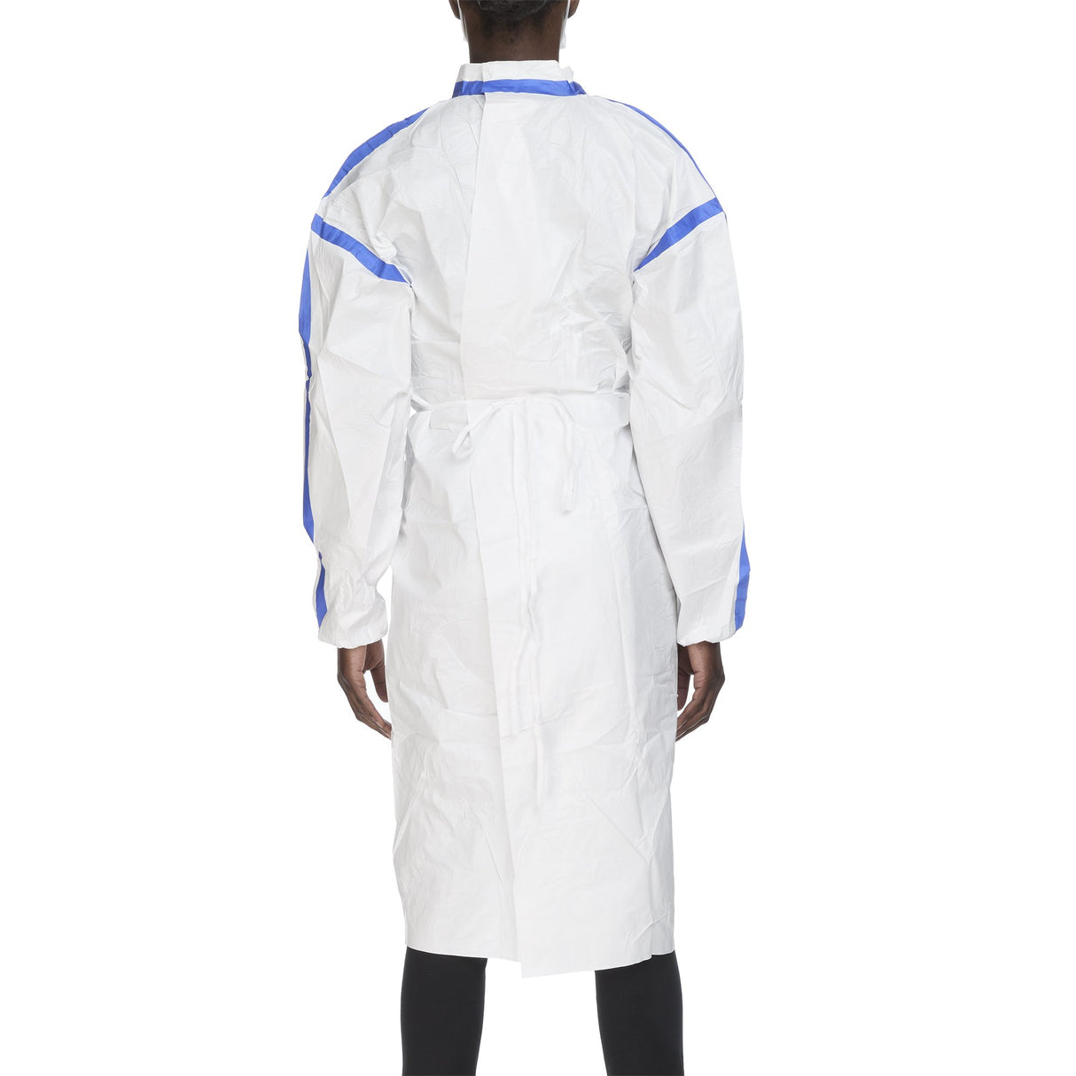 Chemotherapy Procedure Gown One Size Fits Most White Sterile ASTM F739-12 Disposable - BeHope