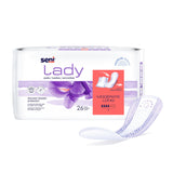 Bladder Control Pad Seni® Lady Moderate 11 Inch Length Moderate Absorbency Super Absorbent Core One Size Fits Most - BeHope