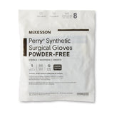 Surgical Glove McKesson Perry® Performance Plus Size 8 Sterile Polychloroprene Standard Cuff Length Smooth Dark Green Chemo Tested - BeHope