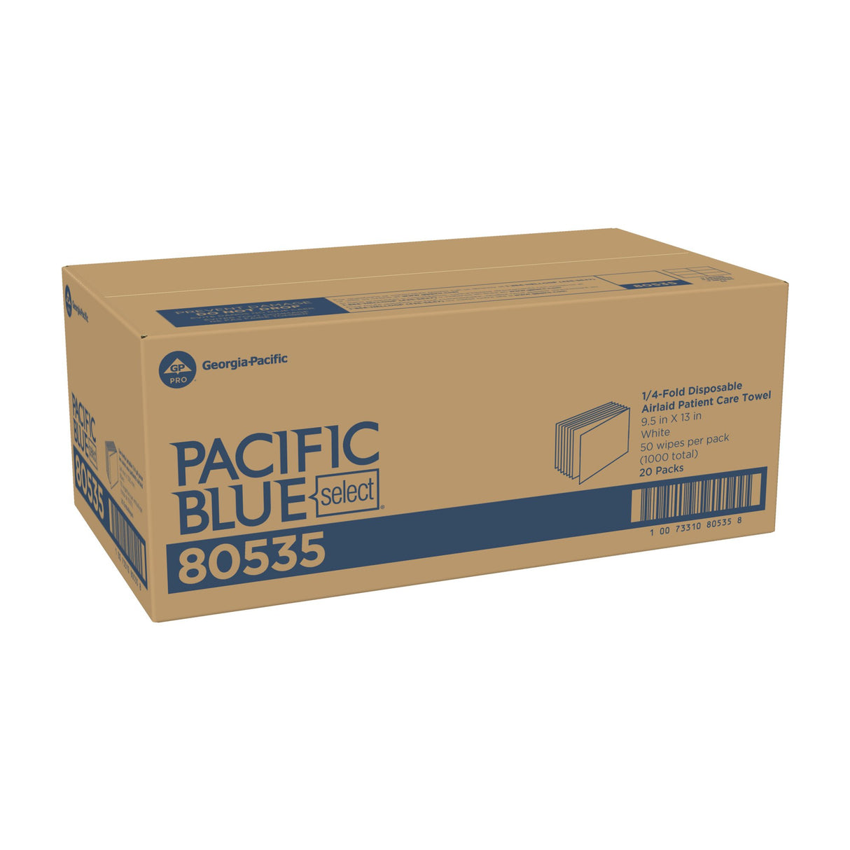 Washcloth Pacific Blue Select® 9-1/2 X 13 Inch White Disposable - BeHope