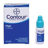 Blood Glucose Control Solution Ascensia™ Contour® 2.5 mL High Level - BeHope