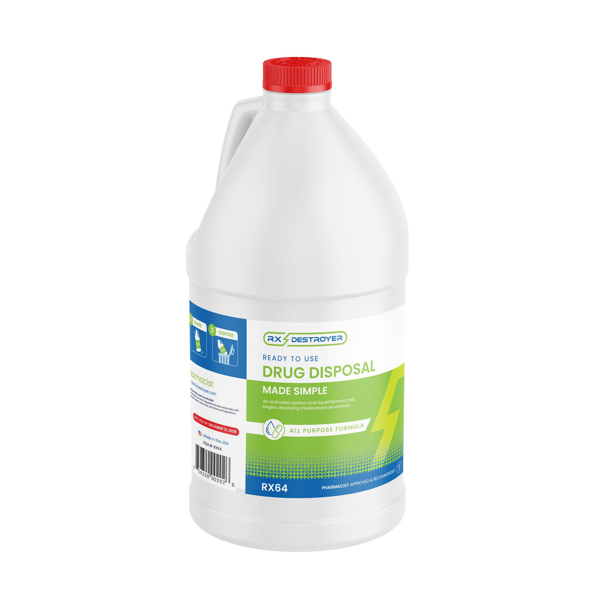 Drug Disposal System Rx Destroyer™ All-Purpose 13 lbs. Carton Weight - BeHope