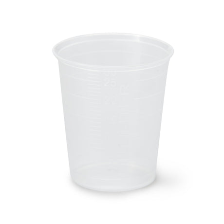 Medicine Cup Narrow 1 oz. Clear Plastic Disposable NonSterile - BeHope