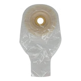 Ostomy Pouch Safe n Simple™ One-Piece System 12 Inch Length Convex, Pre-Cut 1 Inch Stoma Drainable - BeHope