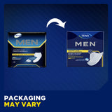 Bladder Control Pad TENA Men Maximum 8 Inch Length Heavy Absorbency Dry-Fast Core One Size Fits Most