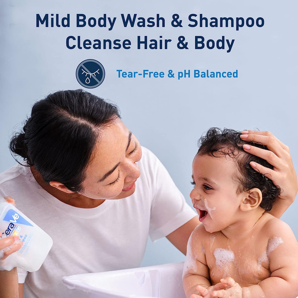 Baby Shampoo and Body Wash CeraVe 8 oz. Pump Bottle Unscented