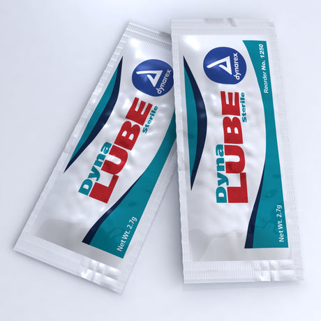 Lubricating Jelly DynaLube 2.7 Gram Individual Packet Sterile - BeHope
