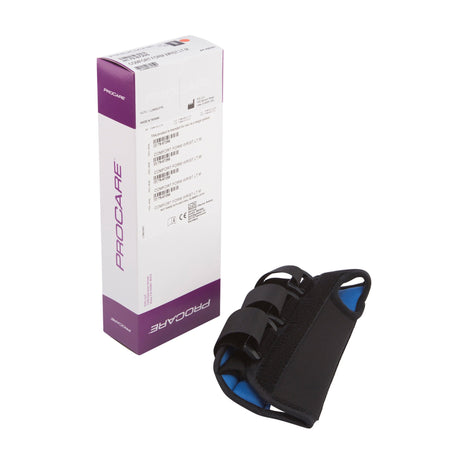 Wrist Brace ProCare® ComfortFORM™ Aluminum / Foam / Spandex / Plastic Left Hand Black Medium - BeHope