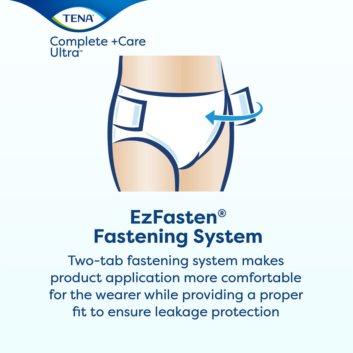 Unisex Adult Incontinence Brief TENA Complete + Care Ultra™ Large Disposable Moderate Absorbency - BeHope