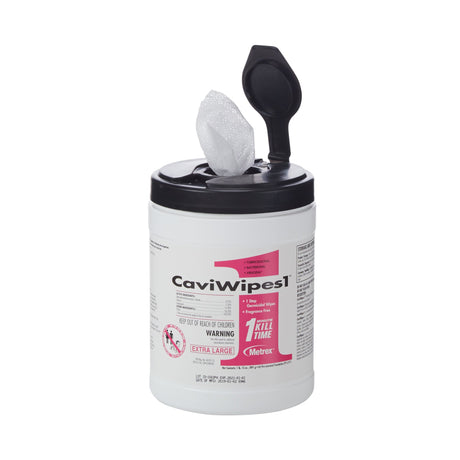 Surface Disinfectant CaviWipes1™ Premoistened Alcohol Based Manual Pull Wipe 65 Count Canister Alcohol Scent NonSterile - BeHope