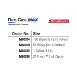 Surface Disinfectant Cleaner Opti-Cide® Max Premoistened Alcohol Based Manual Pull Wipe 160 Count Canister Alcohol Scent NonSterile - BeHope