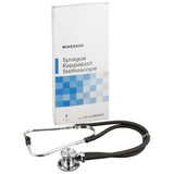 Sprague Stethoscope McKesson Black 2-Tube 16 Inch Tube Double Sided Chestpiece - BeHope