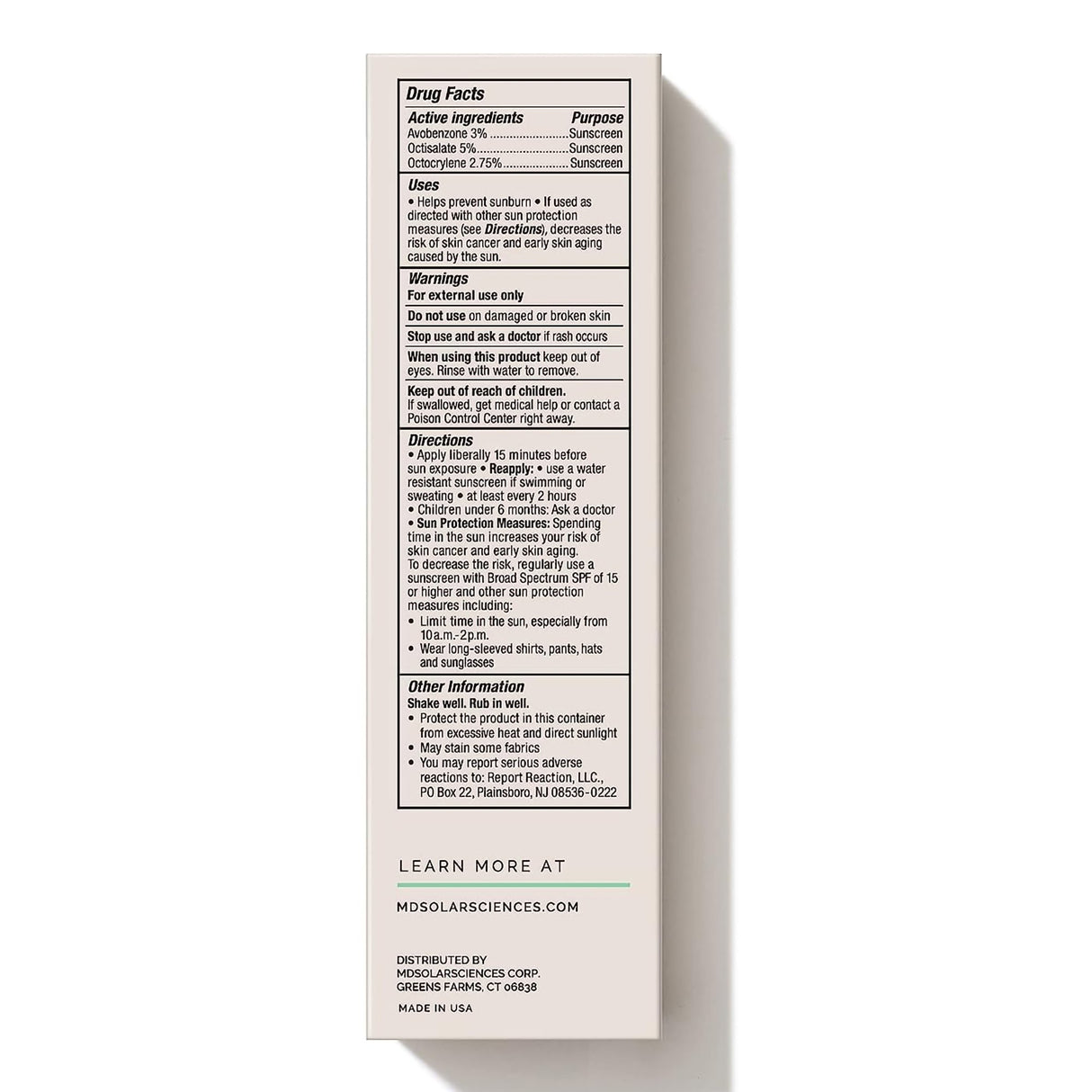 Facial Moisturizer with Sunscreen MDSolarsciences Gleam + Glow SPF50 1.7 oz. Tube Scented Cream
