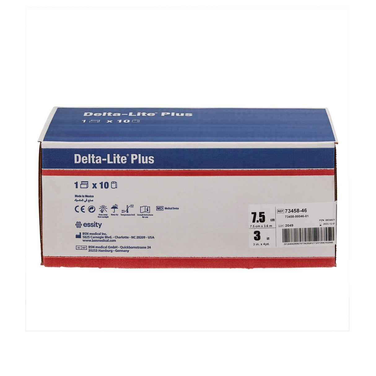 Cast Tape Delta-Lite® Plus 3 Inch X 12 Foot Fiberglass / Resin Black - BeHope