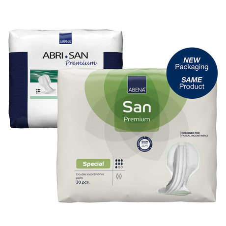 Incontinence Liner Abena® San Premium Special 14.5 X 28.7 Inch Heavy Absorbency Fluff / Polymer Core One Size Fits Most - BeHope