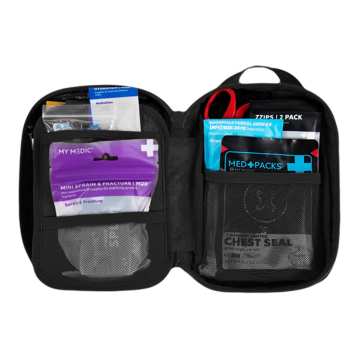 First Aid Kit My Medic™ MYFAK Mini Pro Black Soft Bag - BeHope