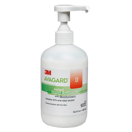 Hand Sanitizer 3M™ Avagard™ D 16 oz. Ethyl Alcohol Gel Pump Bottle - BeHope