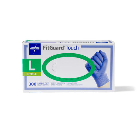 FitGuard® Touch Powder-Free Nitrile Exam Glove, Blue