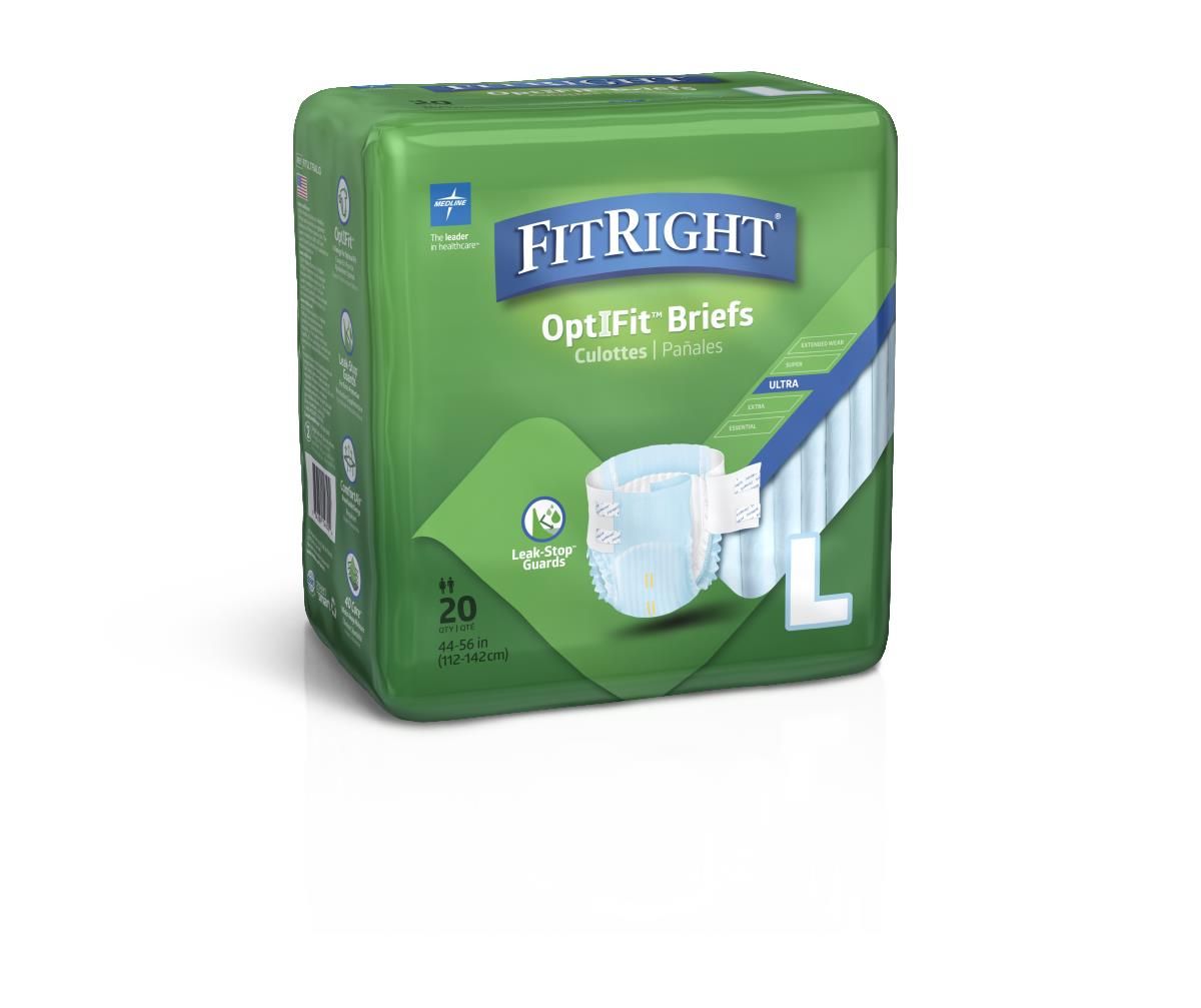 Medline Fitright Optifit Ultra Disposable Brief