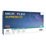 Exam Glove Supreno® EC Medium NonSterile Nitrile Extended Cuff Length Textured Fingertips Blue Chemo Tested / Fentanyl Tested - BeHope