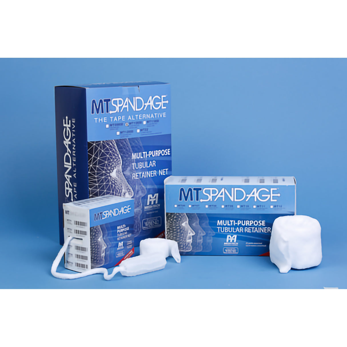 Elastic Net Retainer Dressing MT Spandage™ Tubular Elastic 25 Yard Size 9 White Large Chest / Back / Perineum / Axilla NonSterile - BeHope