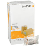 Cohesive Bandage McKesson 3 Inch X 5 Yard Self-adherent Closure Tan NonSterile Standard Compression - BeHope