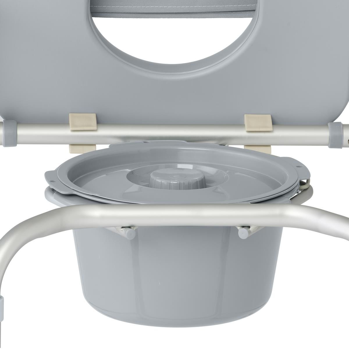 Medline Aluminum Padded  Shower Chair Commodes With Wheels
