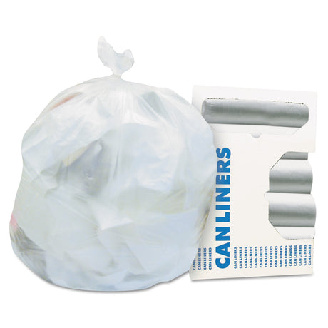Trash Bag Heritage™ 33 gal. Natural HDPE 16 Mic. 33 X 40 Inch Star Seal Bottom Coreless Roll - BeHope